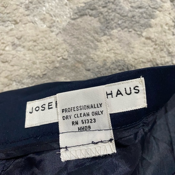 Josephine Chaus Navy Blue Size 10 Skirt With Zipper Pencil Knee Lenght - Picture 6 of 6